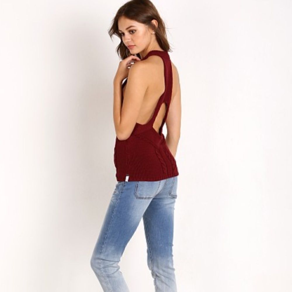 NWOT One Teaspoon Cable Knit Tank Top XL